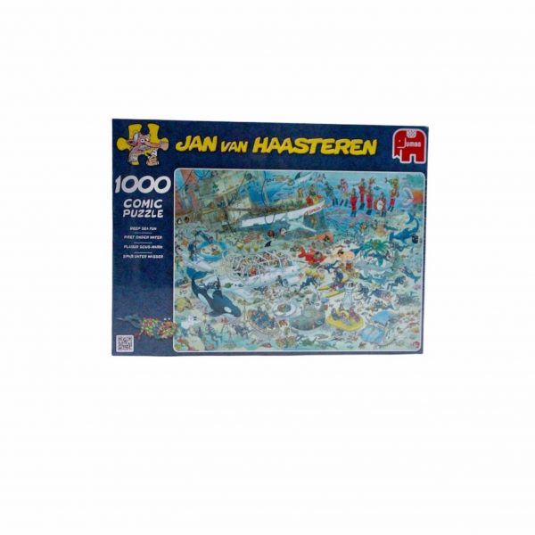 Puzzel 1000 stukjes jan van Haasteren pret onder water