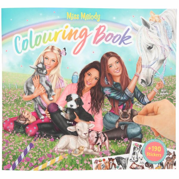 Miss Melody kleurboek met dieren