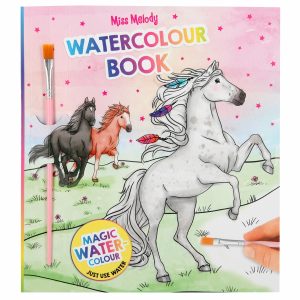 Miss melody water colour boek