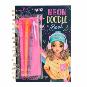 TopModel neon doodle kleurboek