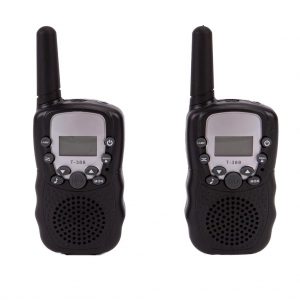 Alert walkie talkie zwart 3km