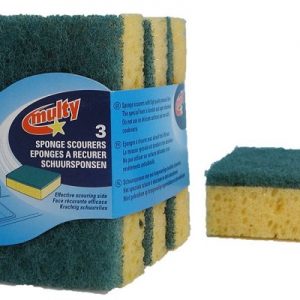 Multy schuursponsen 3 stuks