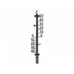thermometer buiten zwart